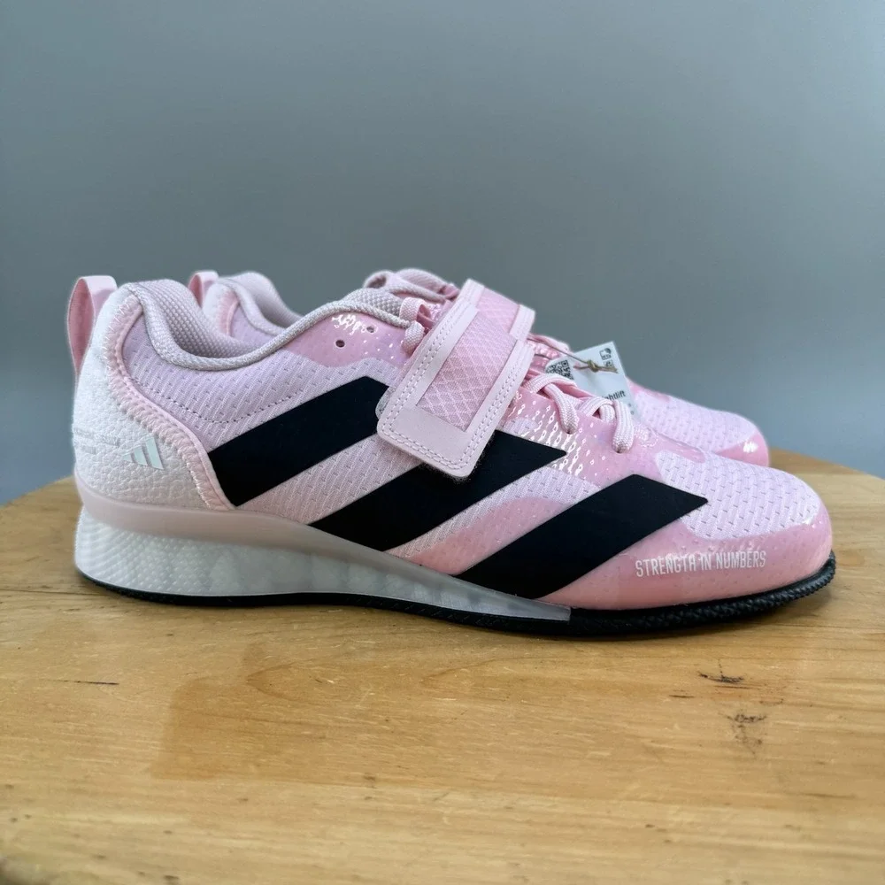 Adidas Adipower 3 Mens Size 11 Shoes Pink‎ Black Weightlifting Training NEW